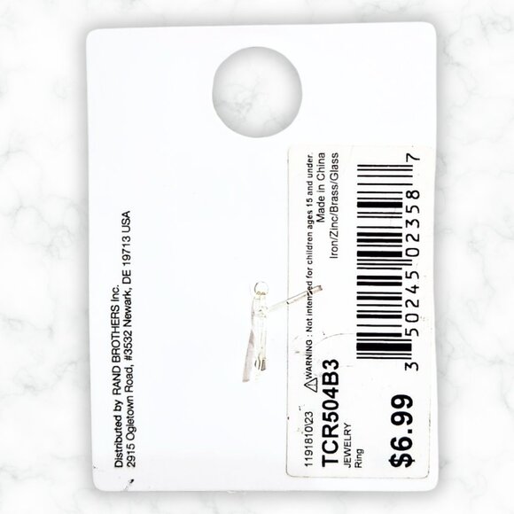 NWT Kanèoré Women's Silver Tone Thin Set of 7 Stackable Rings  - Size 9.25 - Picture 2 of 2